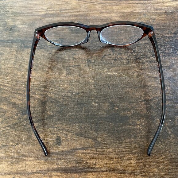 Betsey Johnson Cat Eye Frames Only Tortoiseshell Brown Women’s Glasses Designer - Picture 4 of 9